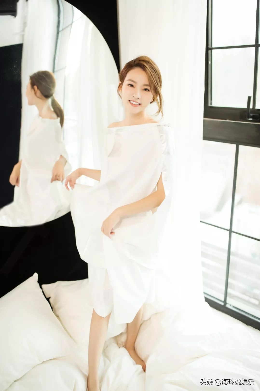 陈语安，她是胡歌的师妹，网友称她为“自然系女神”