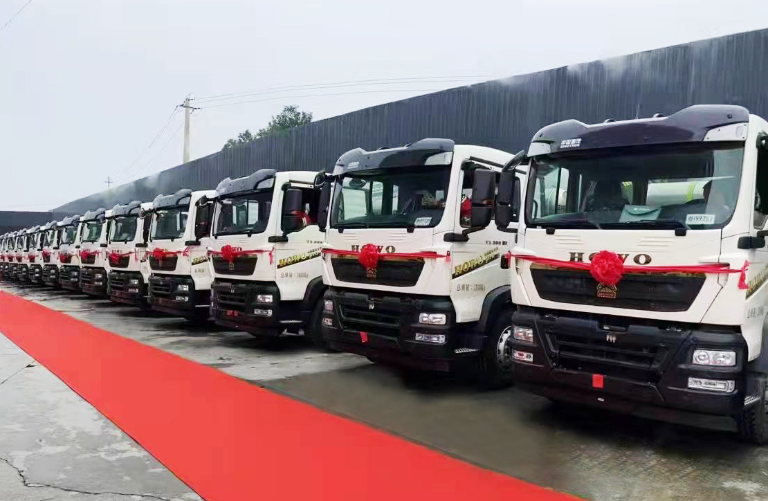 旗舰爆款交付蓉城！南宫·NG28重科批量轻量化搅拌车助力成都建设