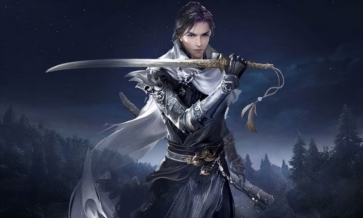 他手中有剑,心中有情,笑傲红尘中.