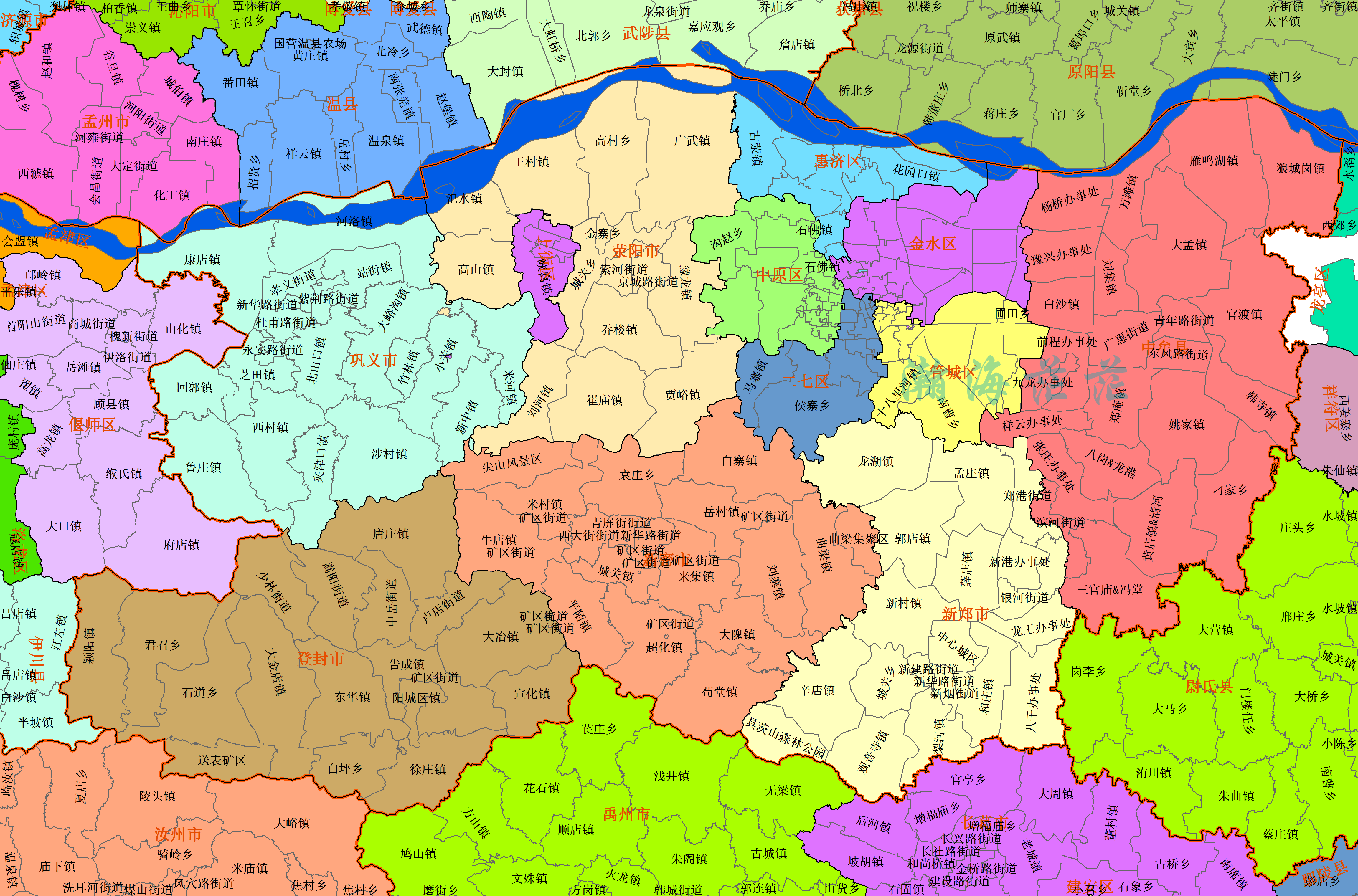 方舆 - 北部 - 河南省18个地市分乡镇地图 - Powered by phpwind