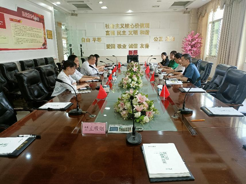 北京盈科（漳州）律師事務所陳德明書記一行蒞臨科暉集團考察指導