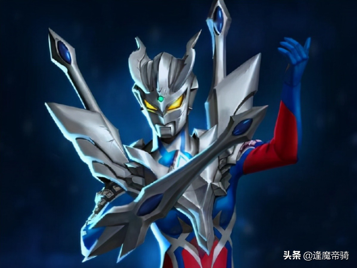 泰罗奥特曼图片(同样都是头镖,赛文能用它战斗,为何泰罗只能顶在头上