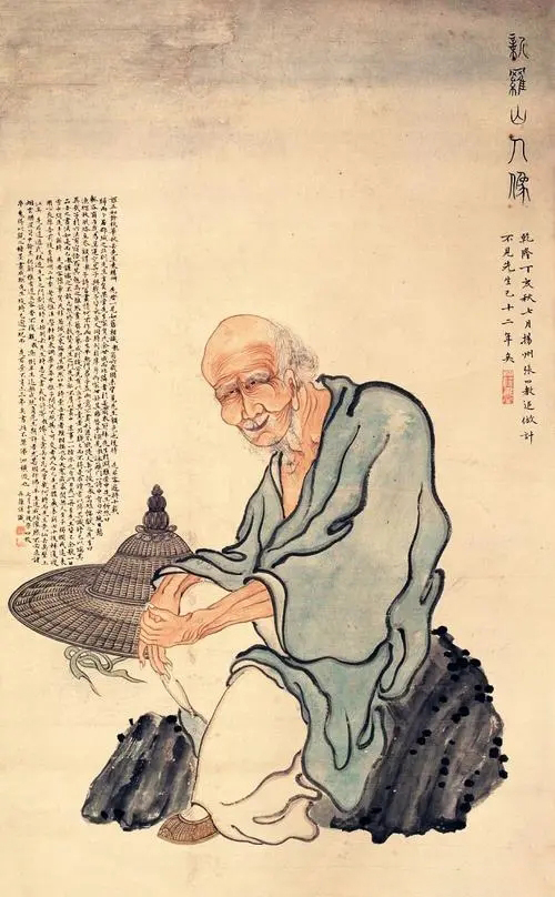 故宫怪画《蜂虎》,300年来争议不断让人难懂,放大10倍发现玄机