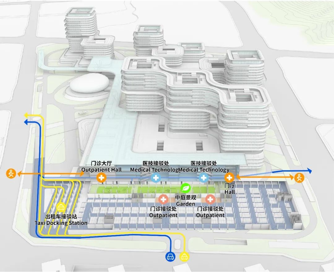 绍兴柯桥未来医学中心项目设计竞赛第一名 / SZAD筑塬建筑设计