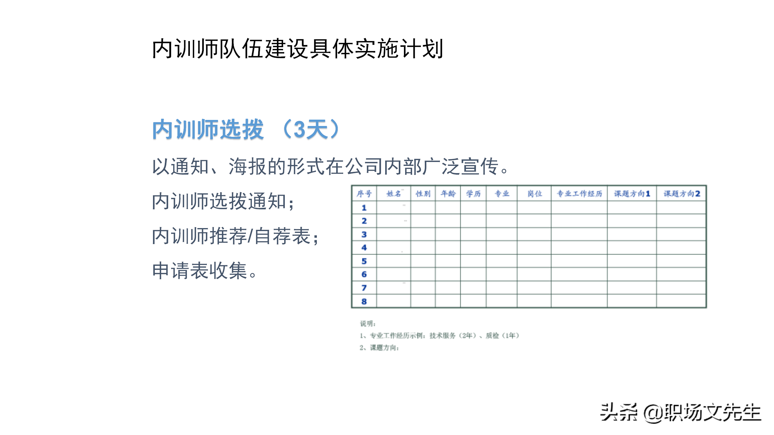 内训师的激励和管理，45页如何打造优秀内训师团队，内训师的选拨