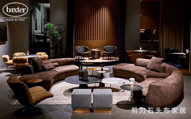 客厅里的极简奢华，意式真皮沙发品牌推荐