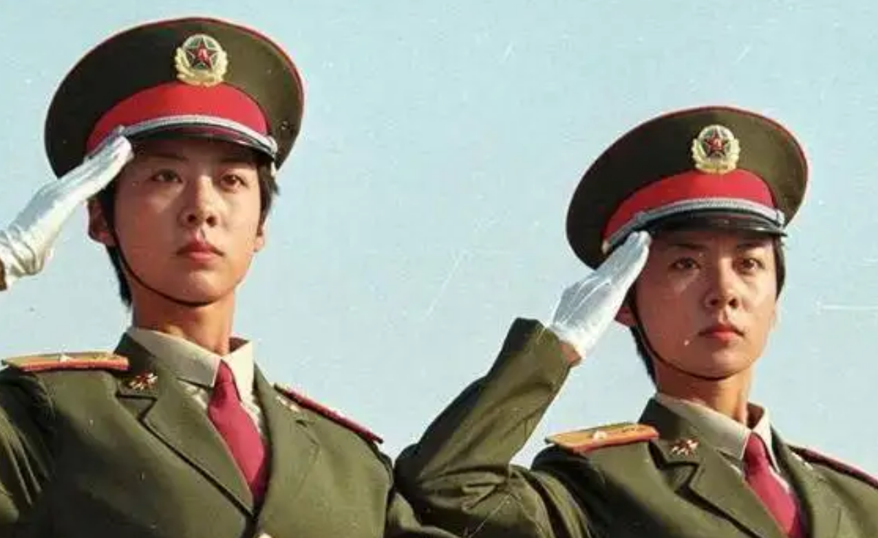 1999年,在阅兵仪式上"红遍中国"的双胞胎姐妹花,你还记得吗?