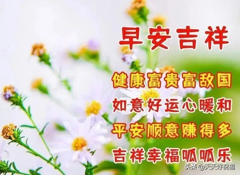 4月8日最新早上好日常祝福语大全，祝你天天快乐