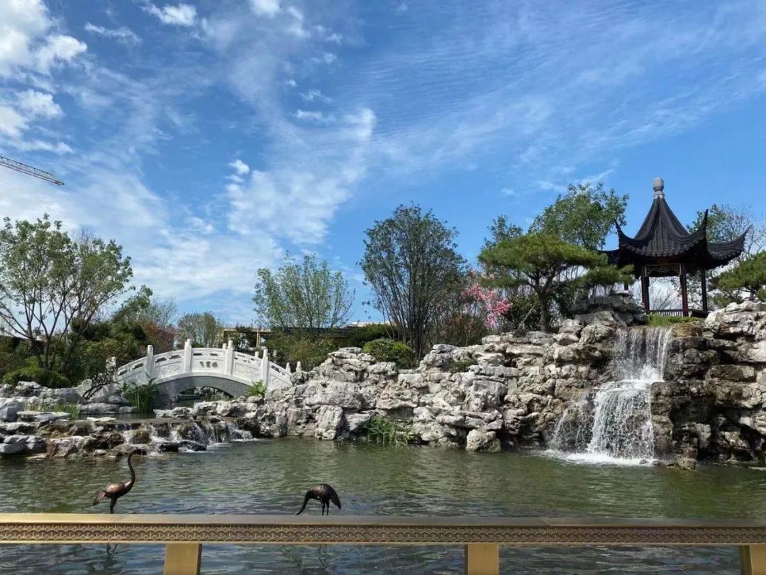 星河晋府园林美景欣赏最是春好处庭院满芳菲