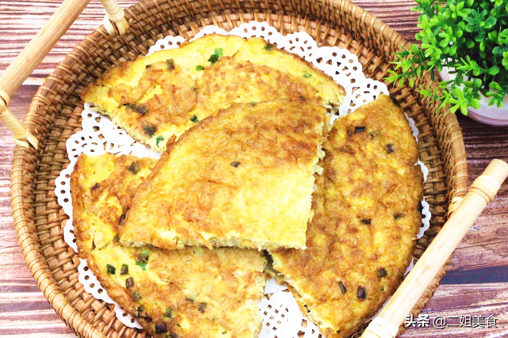 清明到 用金针菇搭配鸡蛋 十分钟搞定营养早餐饼 全家爱吃 天天看点