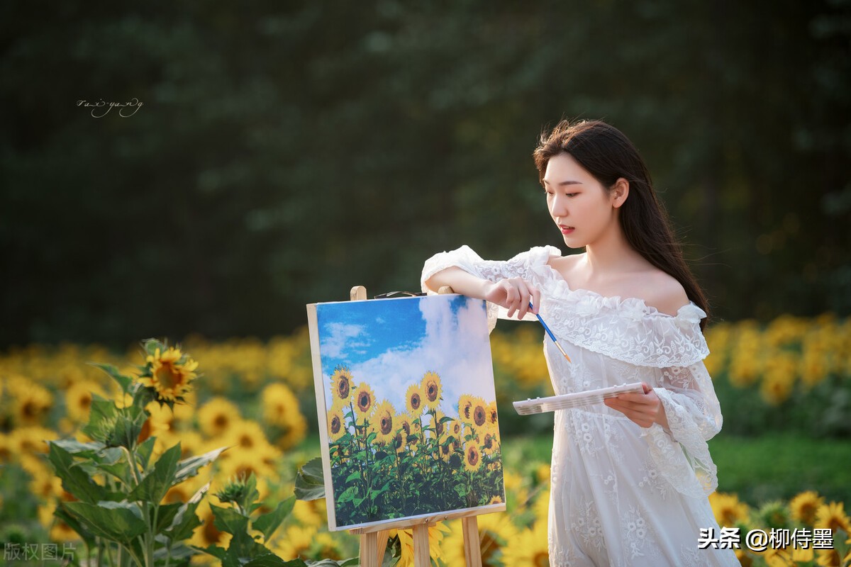向日葵花開正當(dāng)時(shí)，3個(gè)方法提升人像攝影品質(zhì)，照片清新又唯美