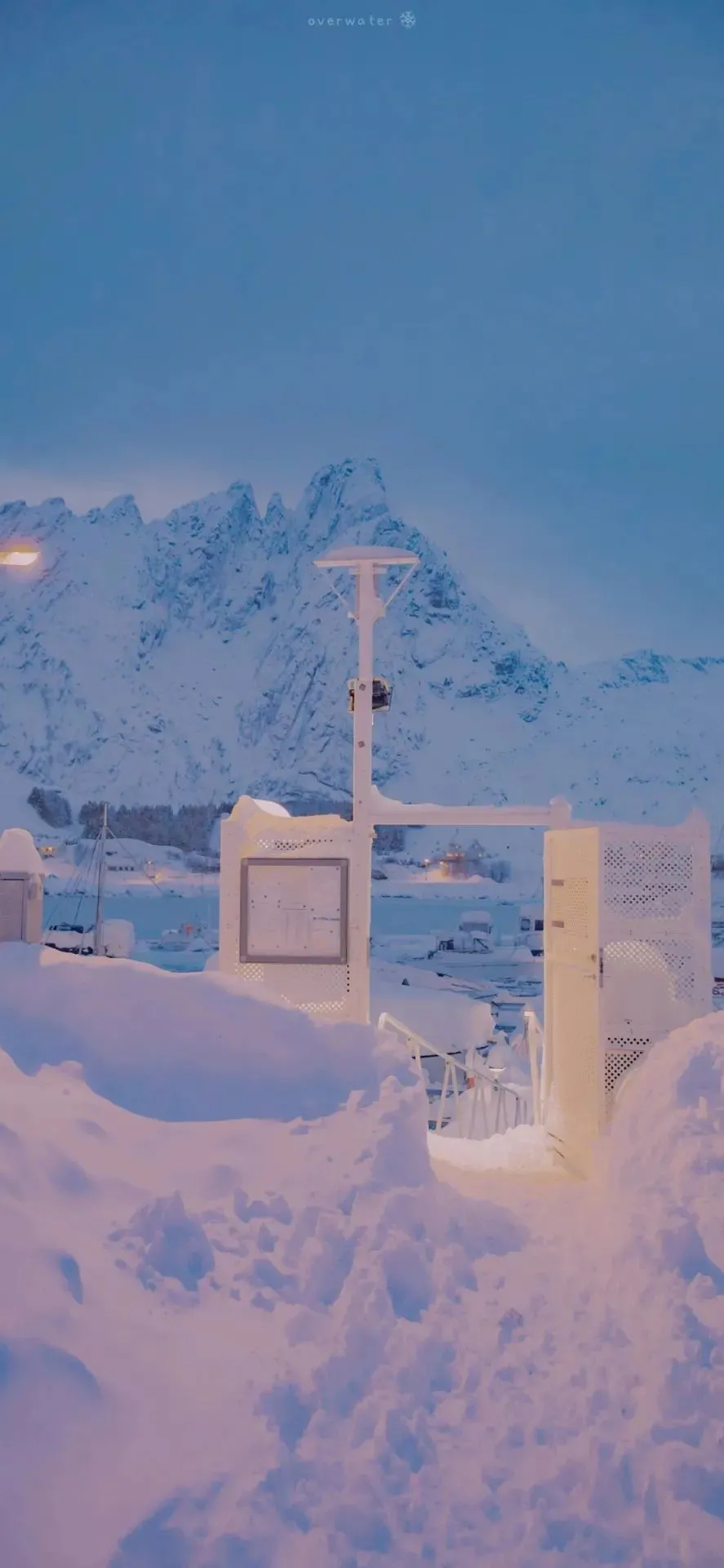一组超好看的雪景壁纸和帅气的男生头像 安夏美发