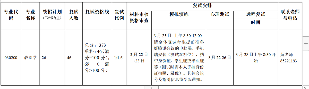 这周末，华中华南优秀双一流高校已经结束考研面试，调剂朝你挥手