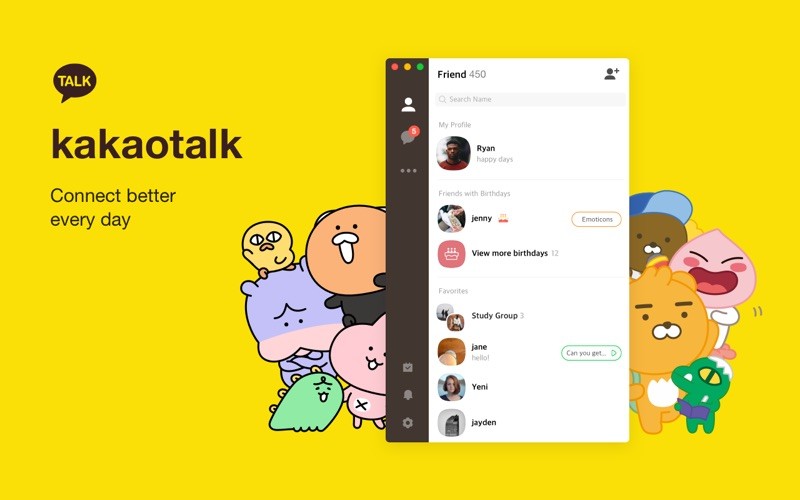 韩国人爱用的聊天软件，Kakao Talk 了解一下