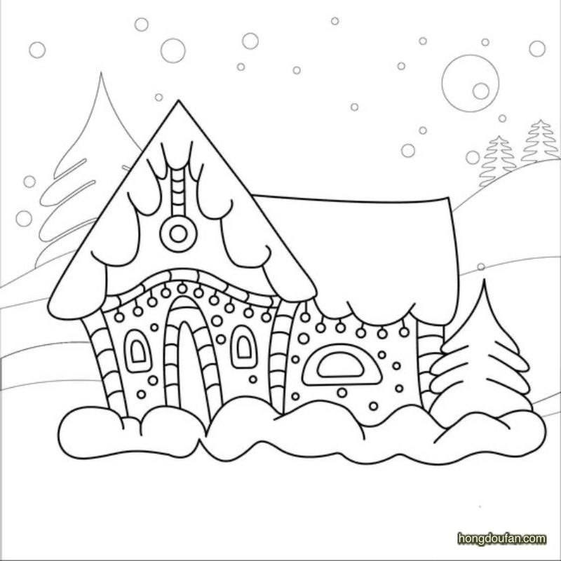 简笔画房子图片大全(简笔画房子图片大全彩色)