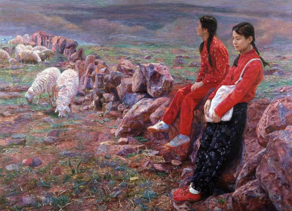 吴静涵笔下的少女，如此清纯