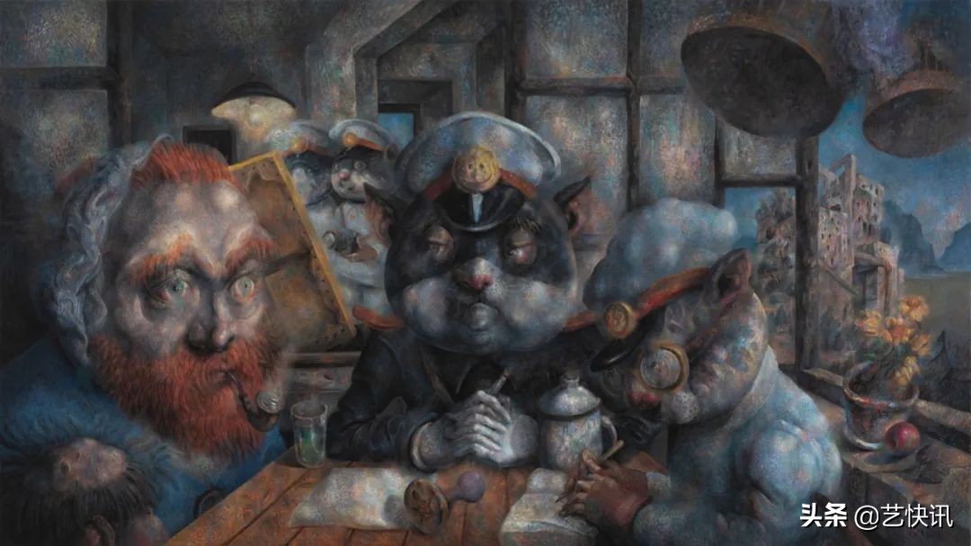 脑洞大开的绘画，八大山人助理也在里