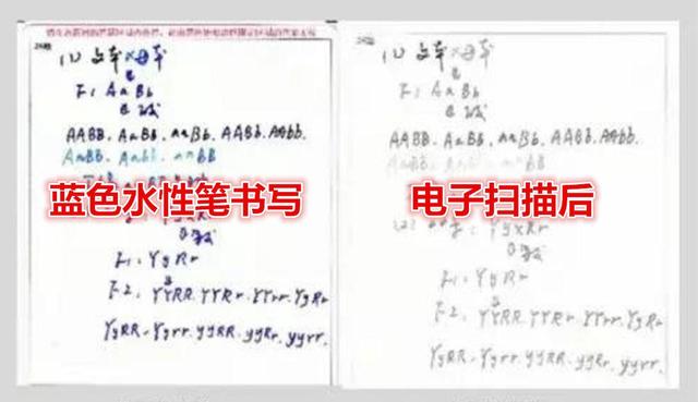 为何高考要求用2B铅笔涂卡？通过试卷扫描结果，学生明白其中秘密