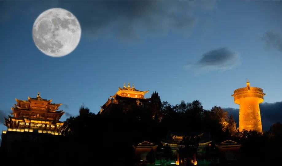 6月14日超级月亮再次现身夜空，将成本年度“第二大满月”