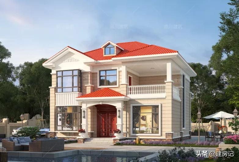 11×11米,二层农村别墅,6室2厅带棋牌室,江西农村抢手户型