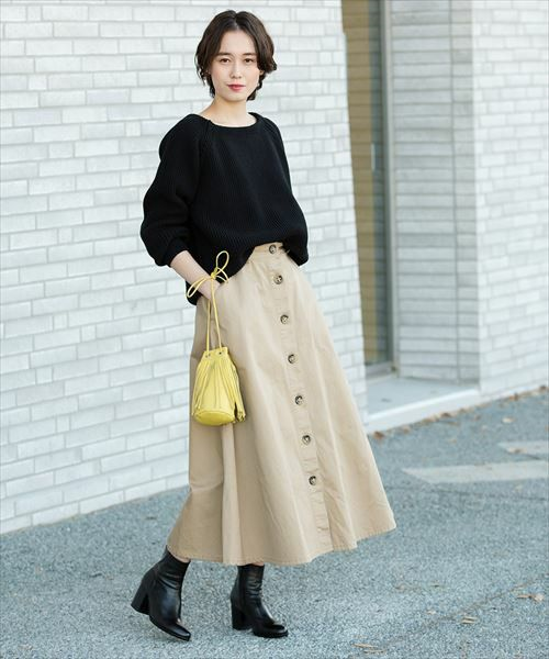 咖啡色半身裙搭配图片(步入35岁的女人) - 赤虎壹号