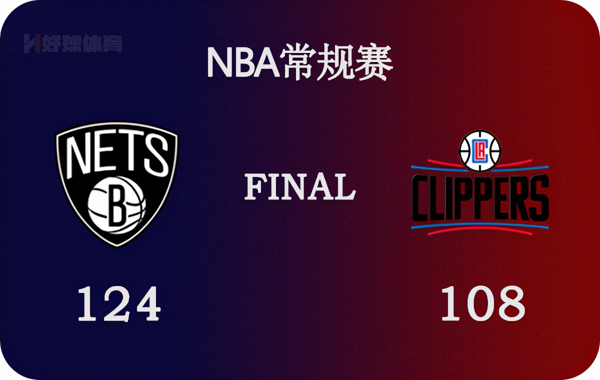 篮网vs快船直播(12月28日 NBA常规赛 篮网vs快船 全场录像)