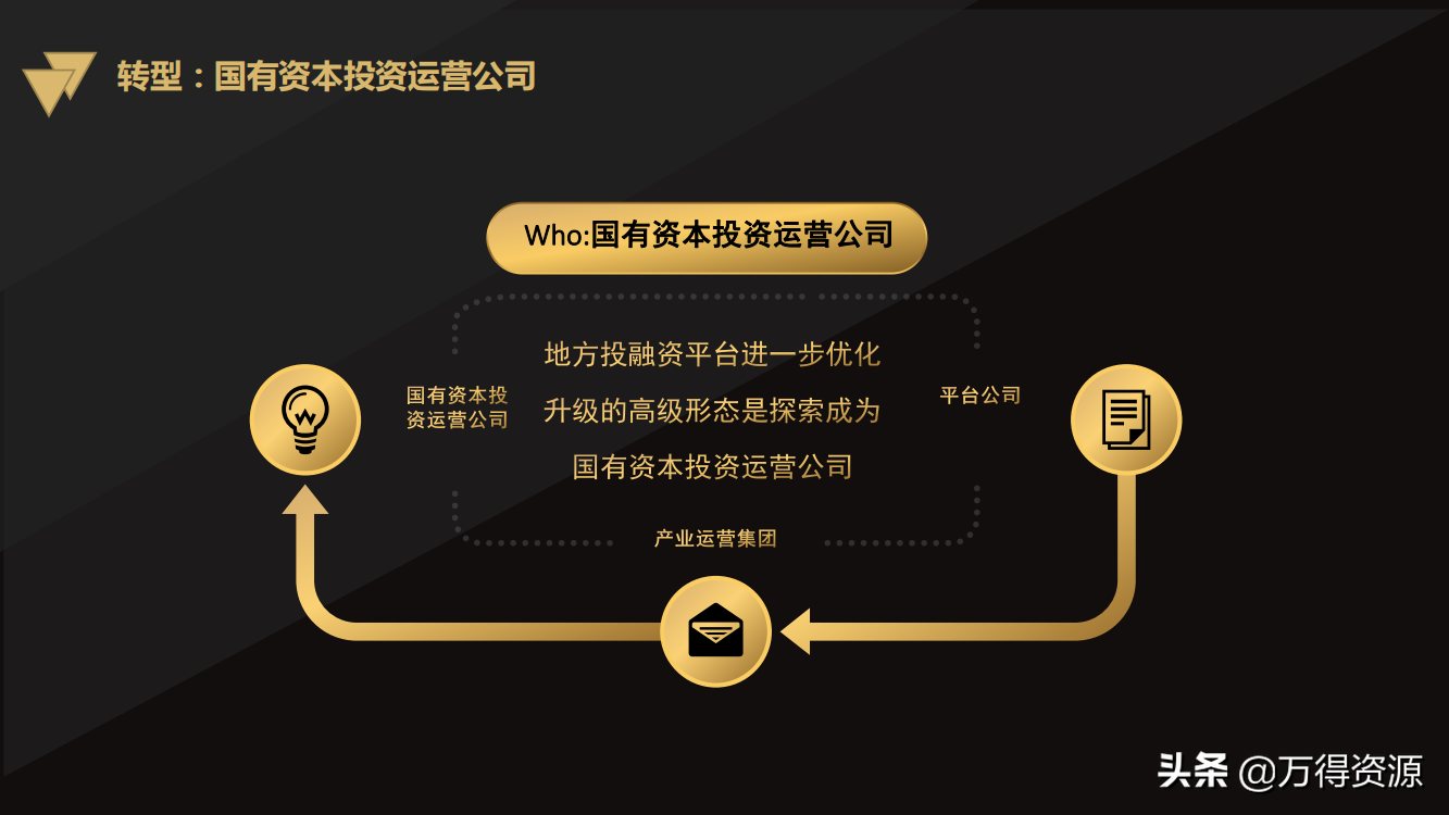 国企改革：从投融资平台到国有资本投资运营公司（地方企业转型）