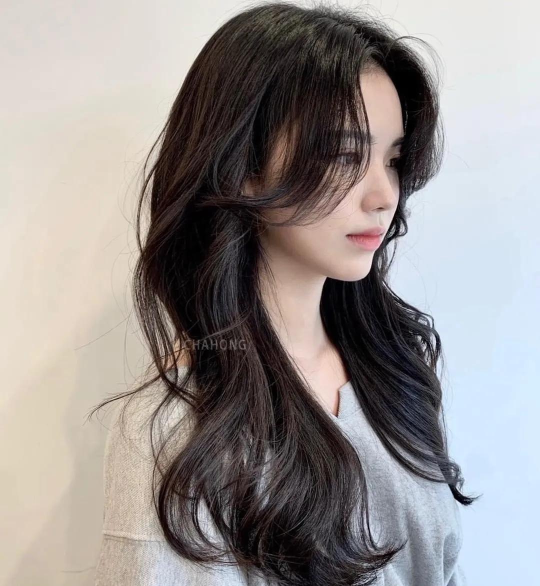自然黑色头发图片(爱上暗色系发色) - 赤虎壹号