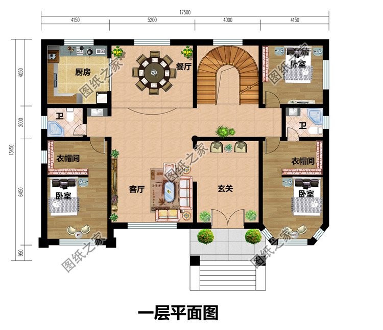 欧式二层带地下室别墅设计，家庭影院温馨舒适