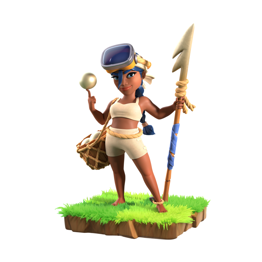 Summer King: New Barbarian King hero skin in Clash of Clans