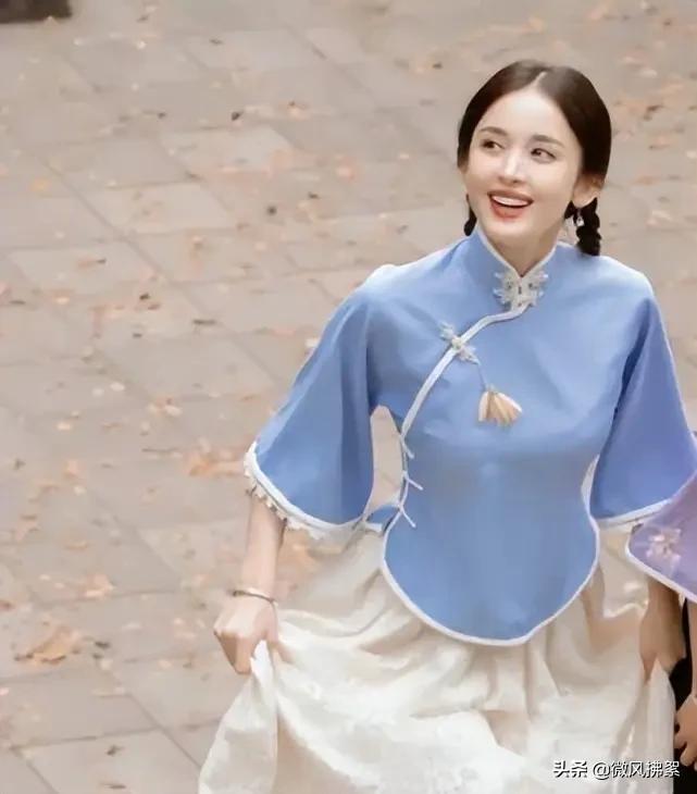 11位女星的民国学生装 灵动俏皮