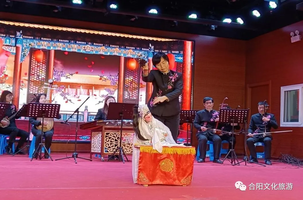 陜西西安音樂(lè)學(xué)院來(lái)合采風(fēng)線戲