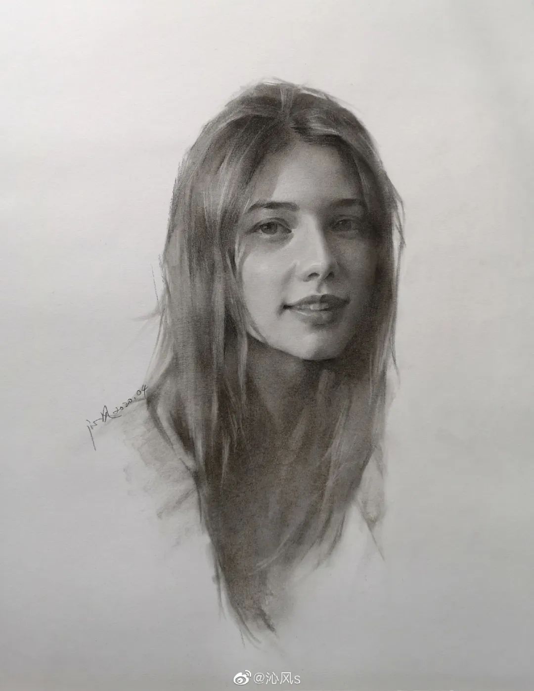 画皮画骨难画魂，她用木炭把明星画活了，王一博鞠婧祎眼神看醉了