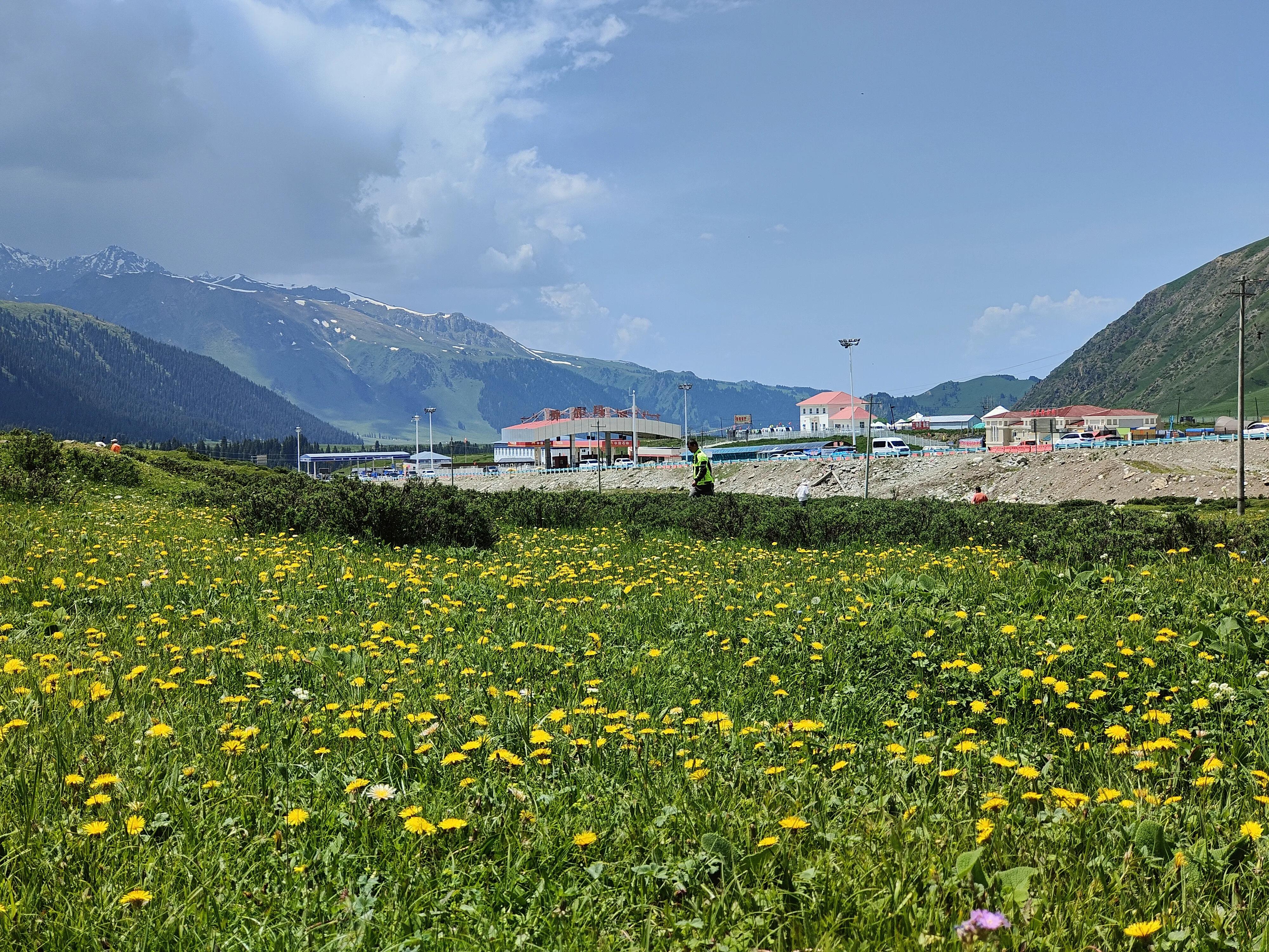 d110天：从独山子来到了独库公路上的尼勒克县乔尔玛