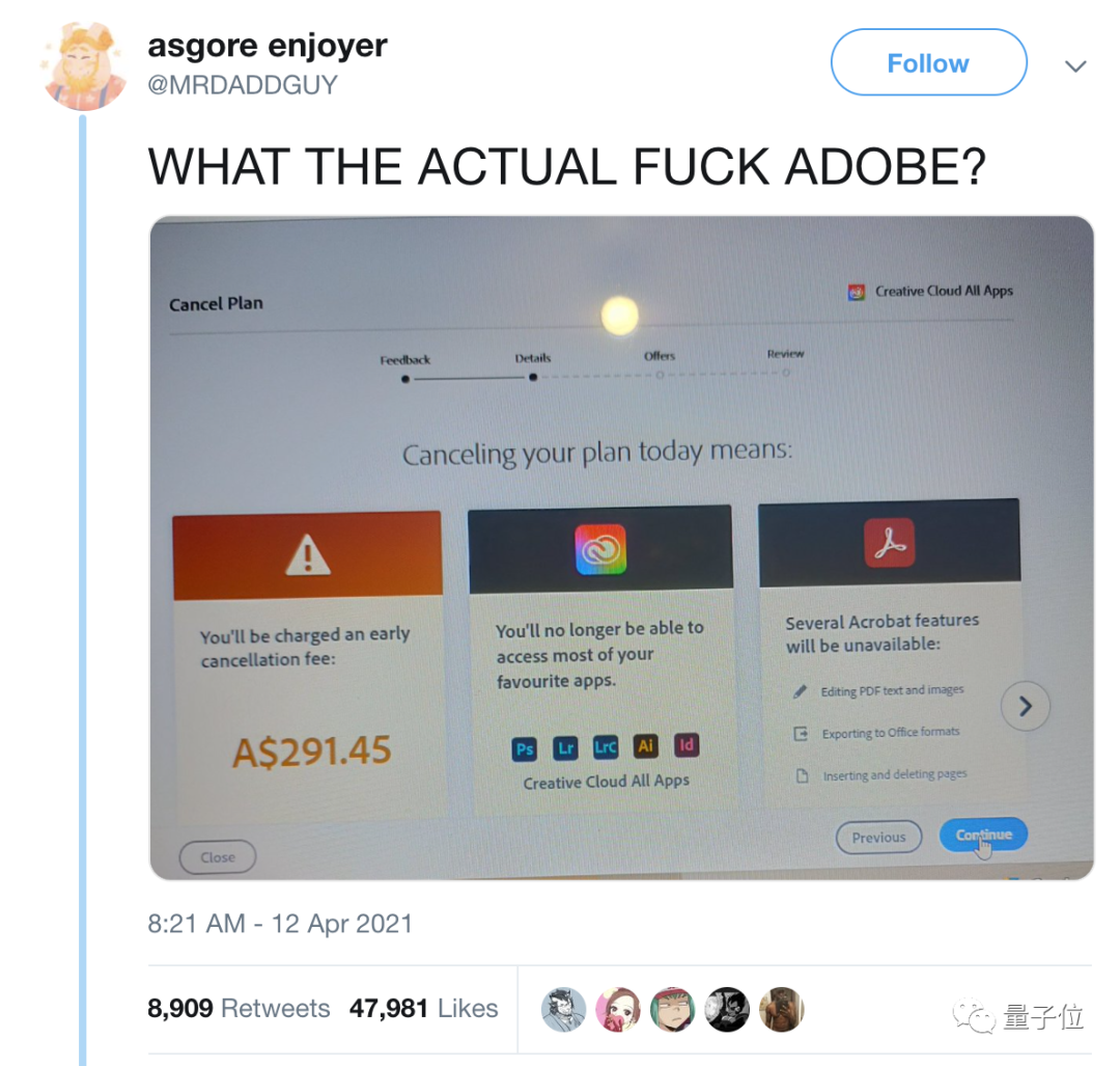 Adobe奇葩续费机制被狂喷：订阅14天后取订扣半年年费？