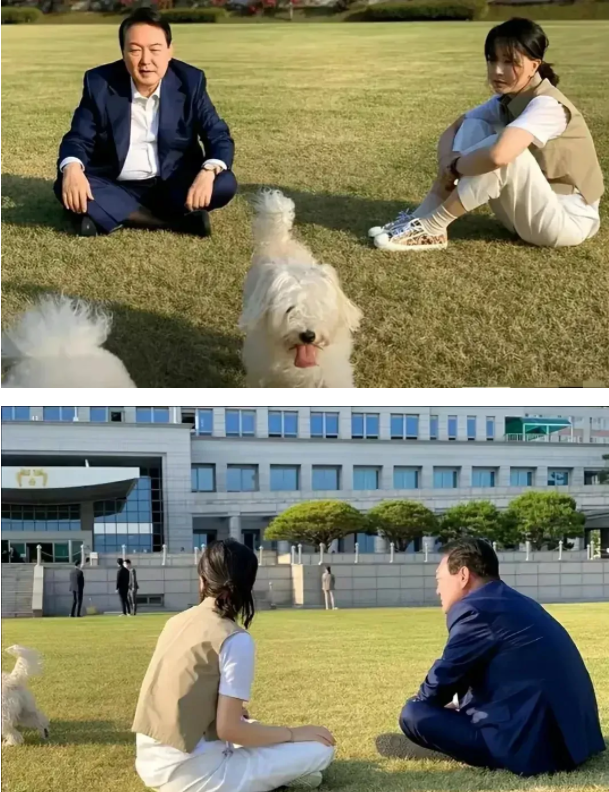 58岁的米歇尔，脚上鞋子与小9岁金建希穿同款，谁穿出了活力感？