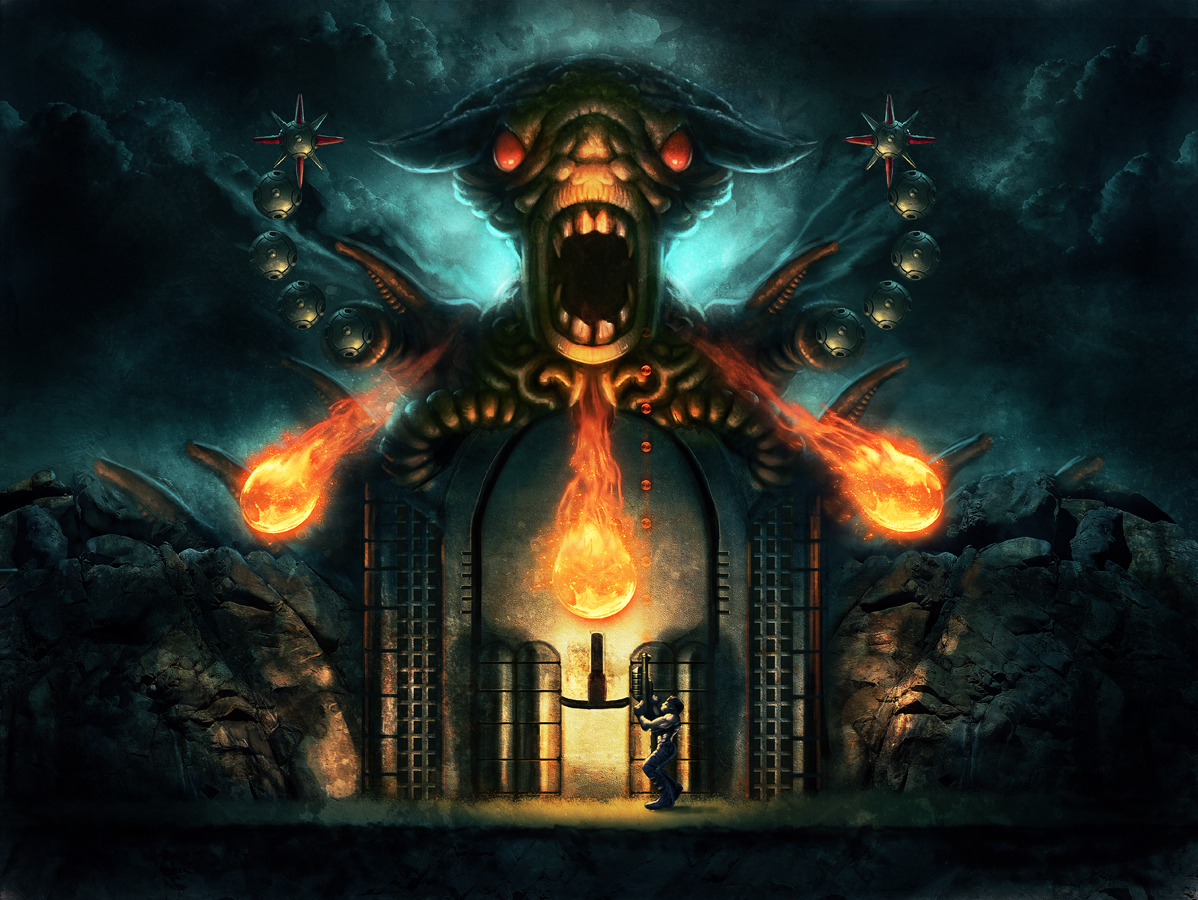 《魂斗罗》最吓人的几只boss,人类和怪物结合后的产物