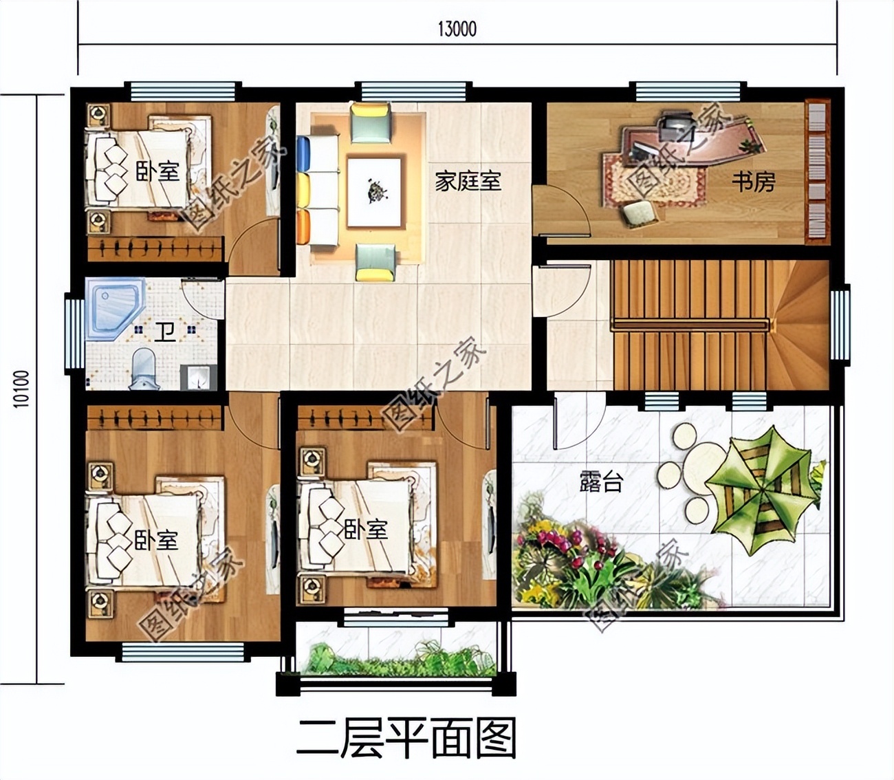 带堂屋的農村别墅设计，实用且重要，農村家家户户都需要