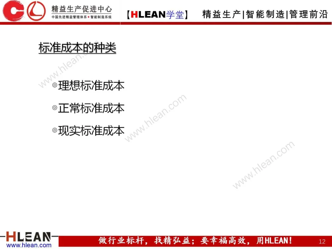 「精益学堂」成本控制原理概述