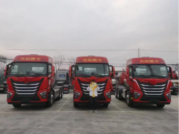 节目丨大运V7牵引车在肇庆、河南地区实现了批量交付