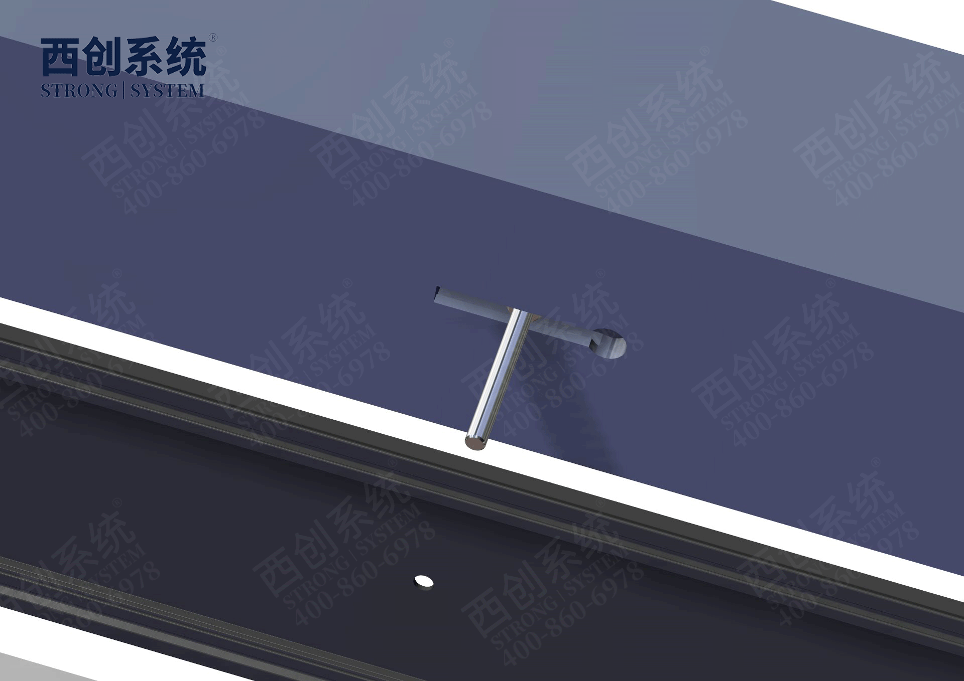 专利产品 | 上海嘉定项目铣卡槽精制钢玻璃幕墙系统 - 西创系统(图17)