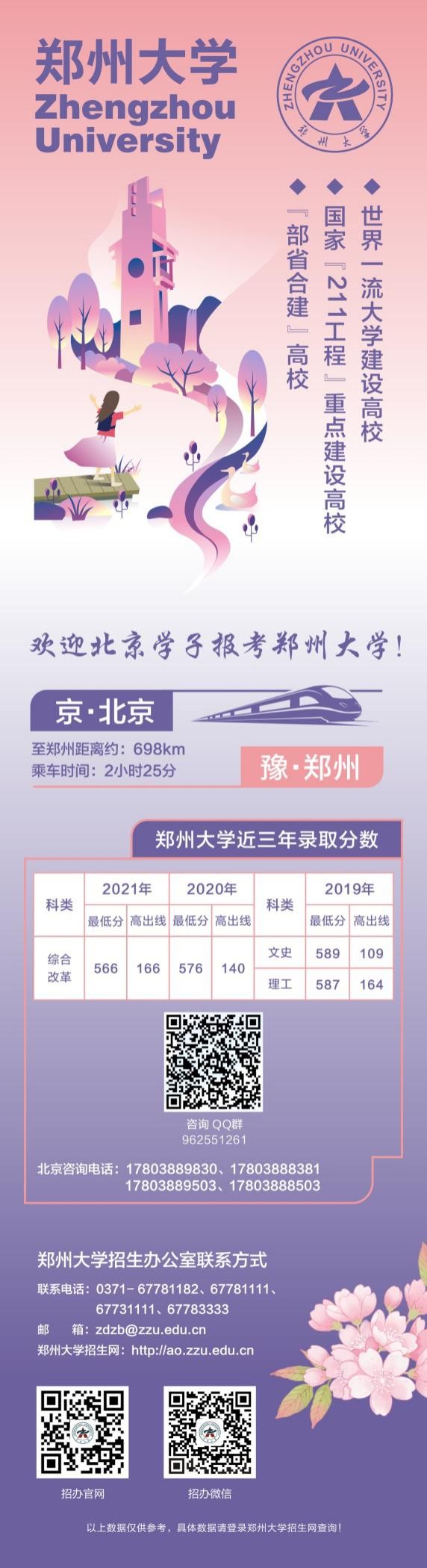 收藏！郑州大学各省近3年高考录取分数汇总，考生、家长关注！