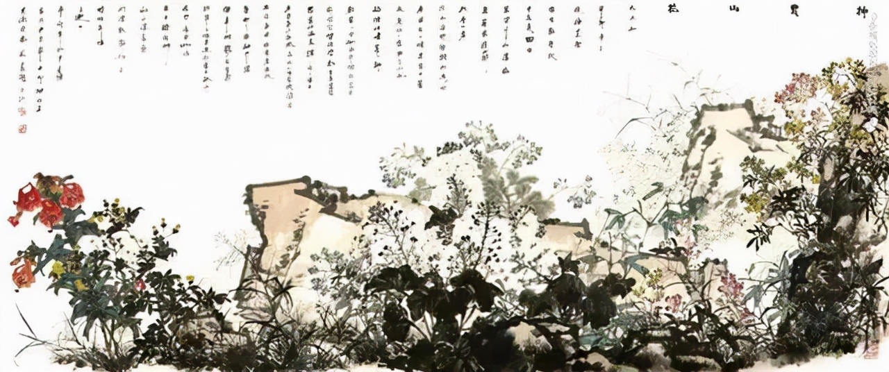 意境清远，笔墨雅洁的花鸟画