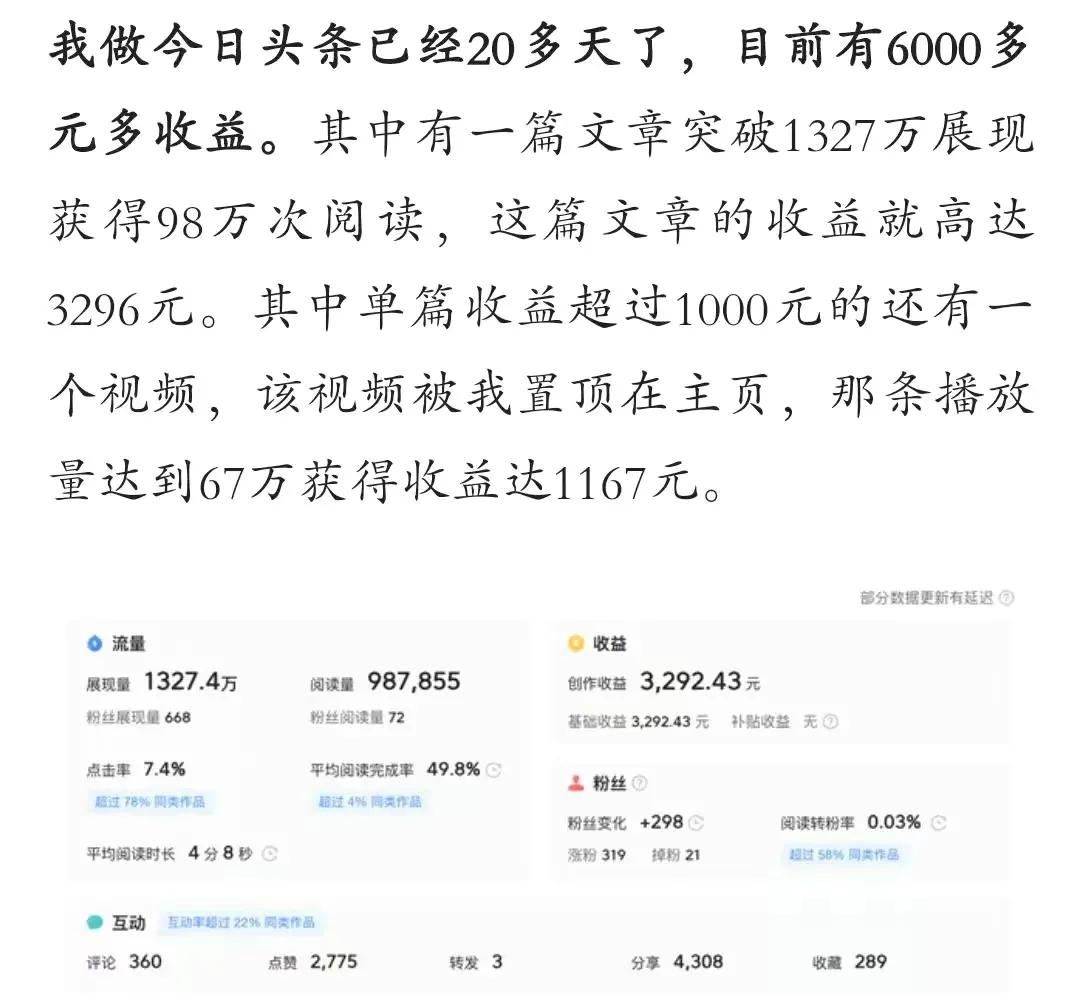 自媒体真的有那么赚钱吗