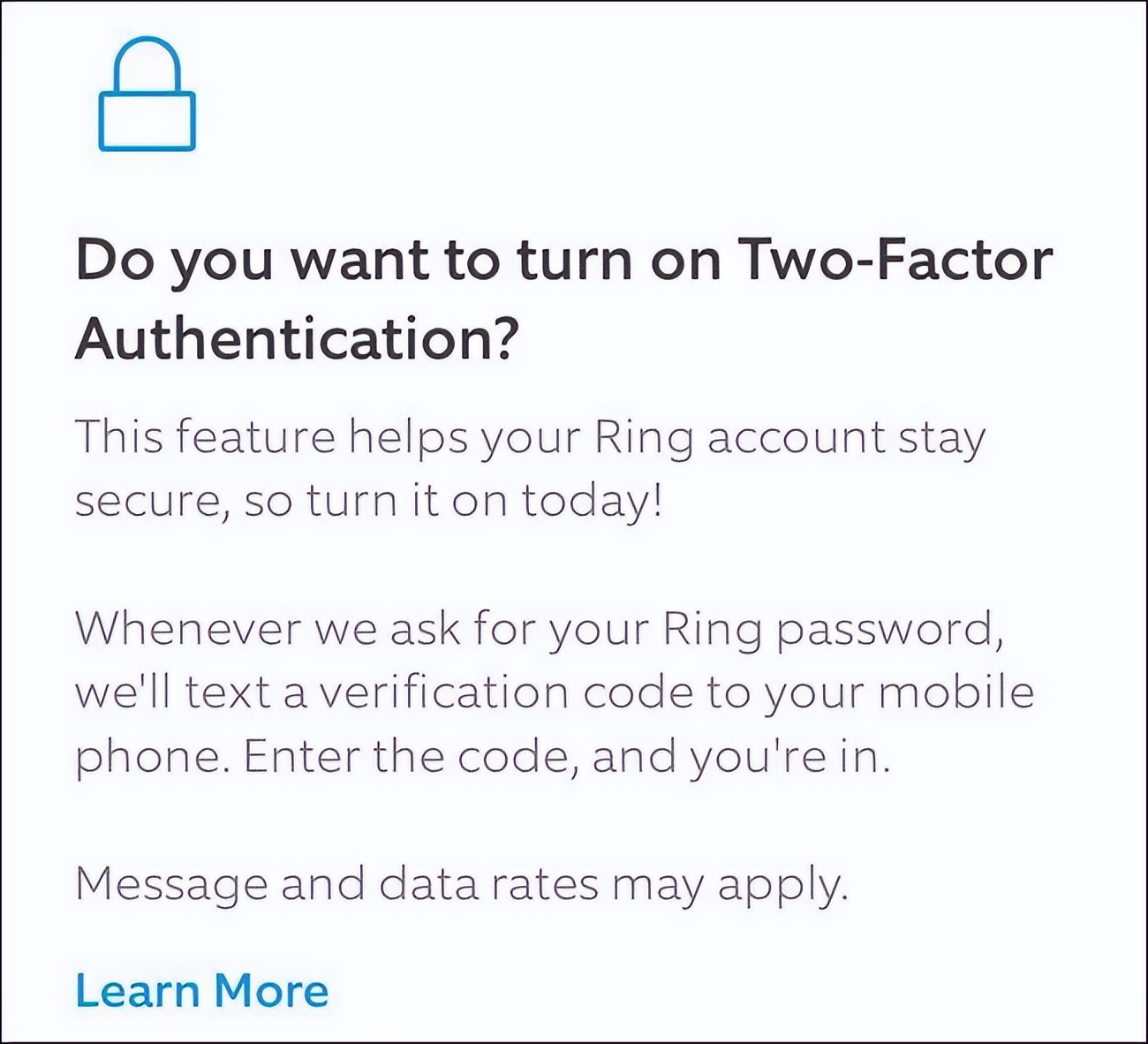 如何启用双重身份验证并保护您的 Ring 帐户