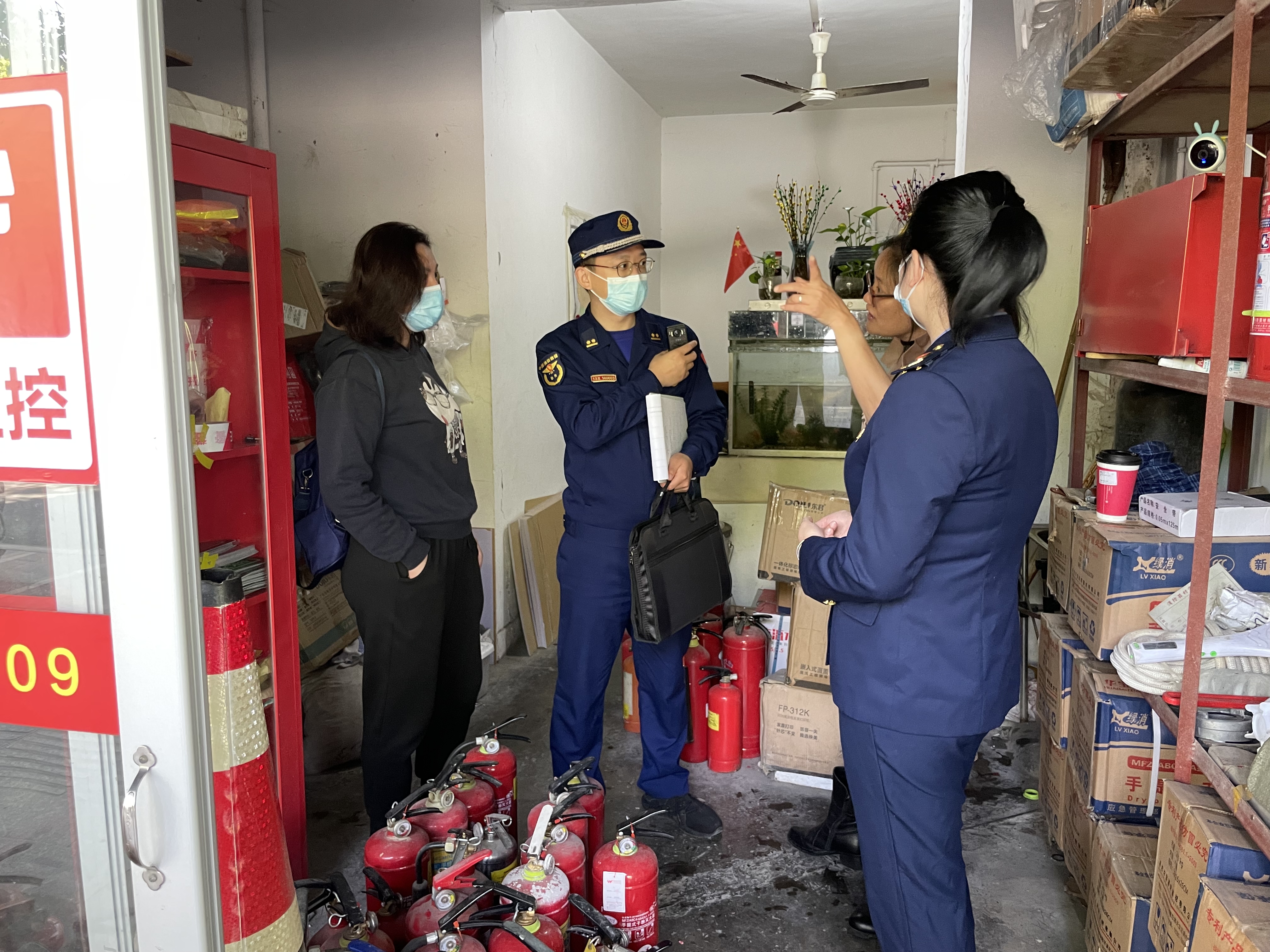 三明三元区消防救援大队开展消防产品专项检查活动