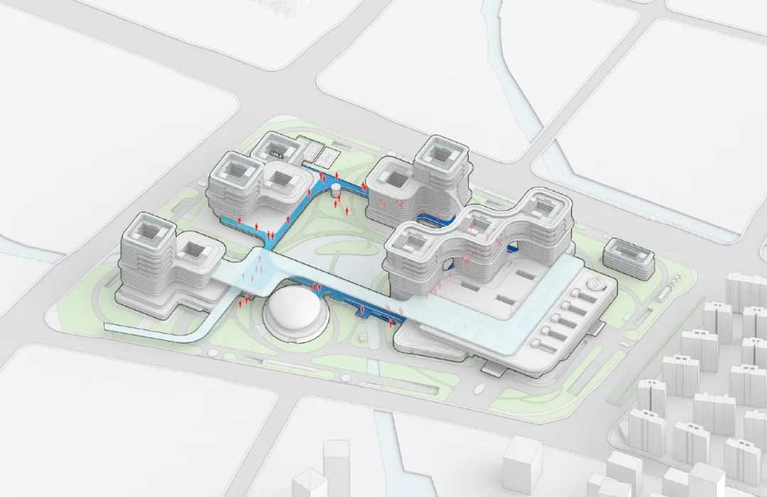 绍兴柯桥未来医学中心项目设计竞赛第一名 / SZAD筑塬建筑设计