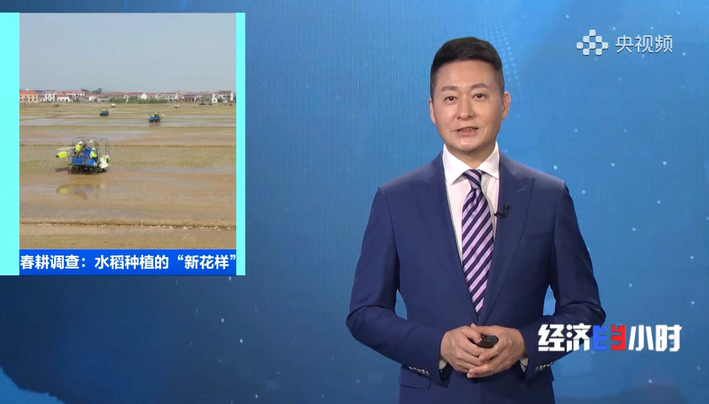 央视聚焦水稻种植“新花样”，中联重科水稻有序抛秧机受热捧