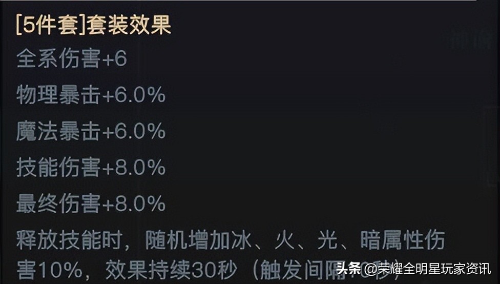 「荣耀全明星」泰坦套特效测试——揭秘泰坦防具的真实效果