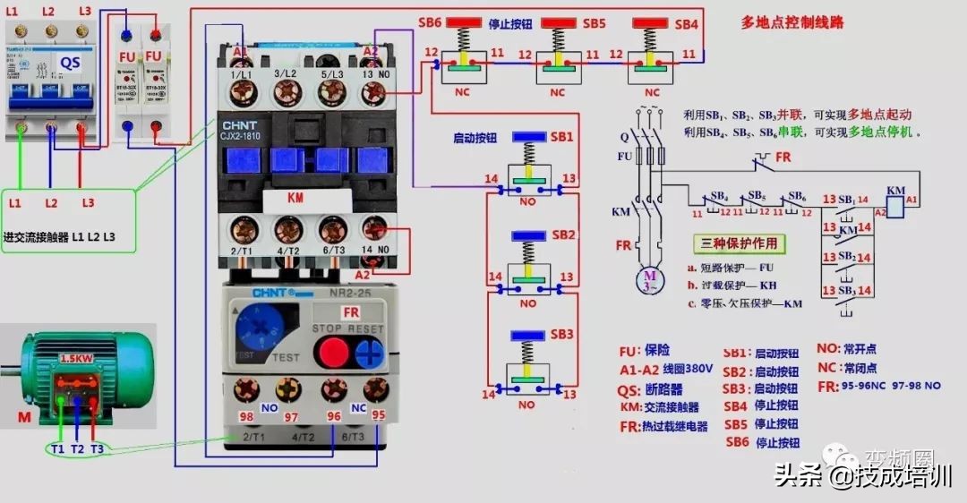 99例电气实物接线高清彩图，总有一例是你不知道的！建议收藏